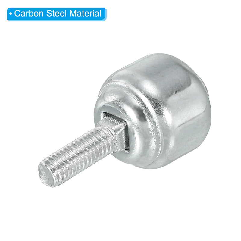 [Australia - AusPower] - PATIKIL Roller Ball Transfer Bearing 1/2", 8 Pack Load 15lbs Stud Mounted Carbon Steel Rotation Caster Unit for Conveyor Roller Stand Transmission 1/2" 