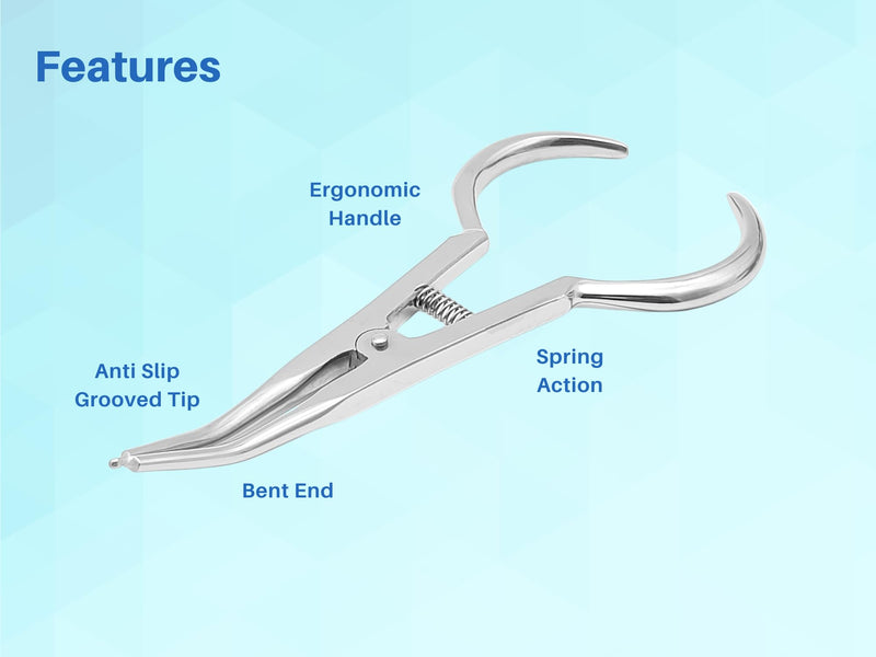 [Australia - AusPower] - Dental Orthodontic Separator Placing Pliers Elastic Separator Placer Pliers Separator Pliers by ARTMAN 