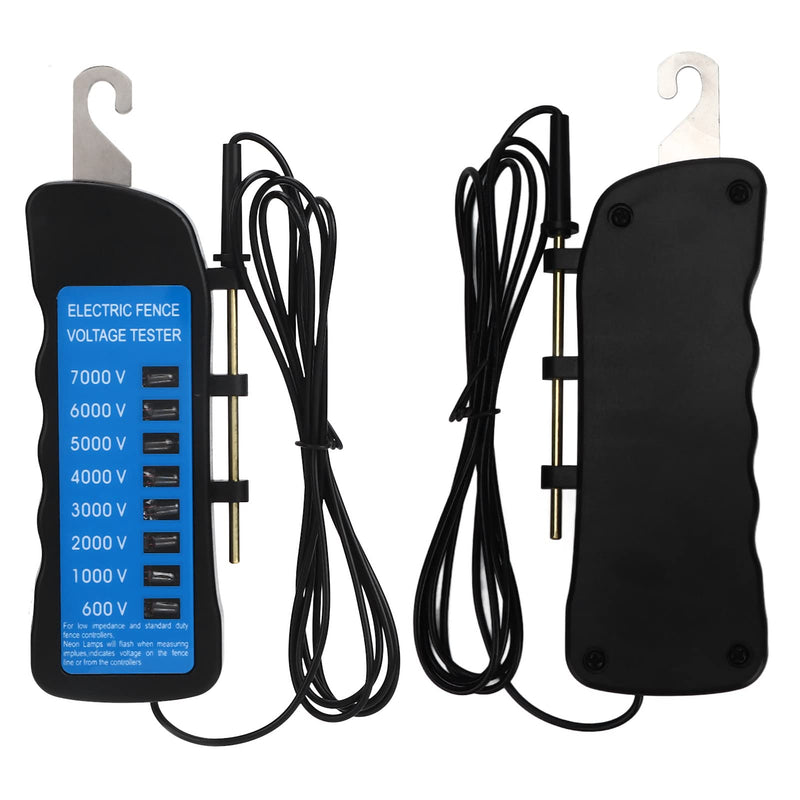 [Australia - AusPower] - Voltage Meter, Multi Light, Electric Fence Tester, Voltage Detection Portable, for Agricultural Supply Fencing, ABS, 7000V 