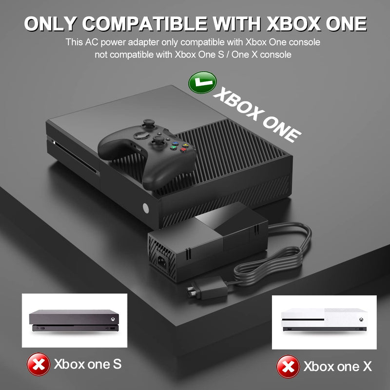 [Australia - AusPower] - Puning Power Supply Brick for Xbox One,100V-240V AC Adapter Power Supply Compatible with Xbox One Console 