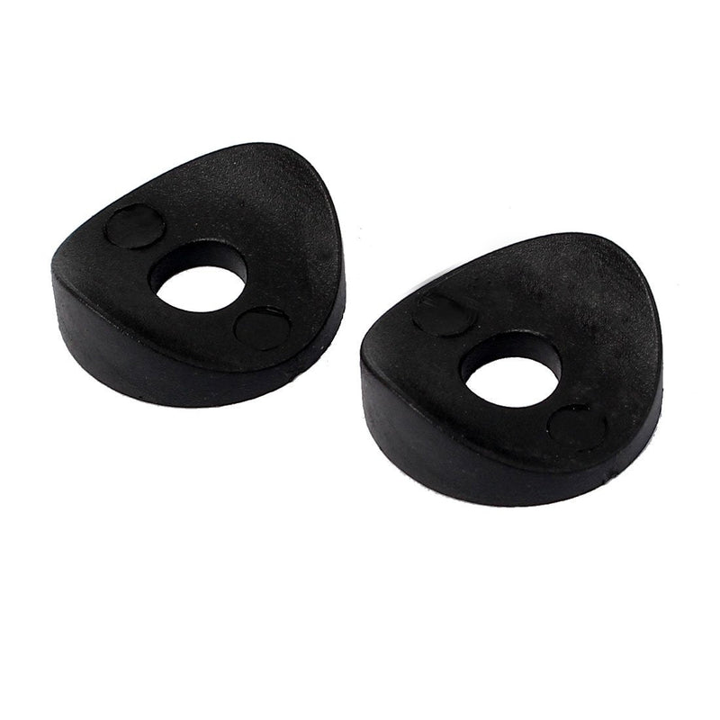 [Australia - AusPower] - uxcell 25mm x 8mm x 9mm Plastic Machine Round Spring Deck Washers Fastener Black 12 Pcs 