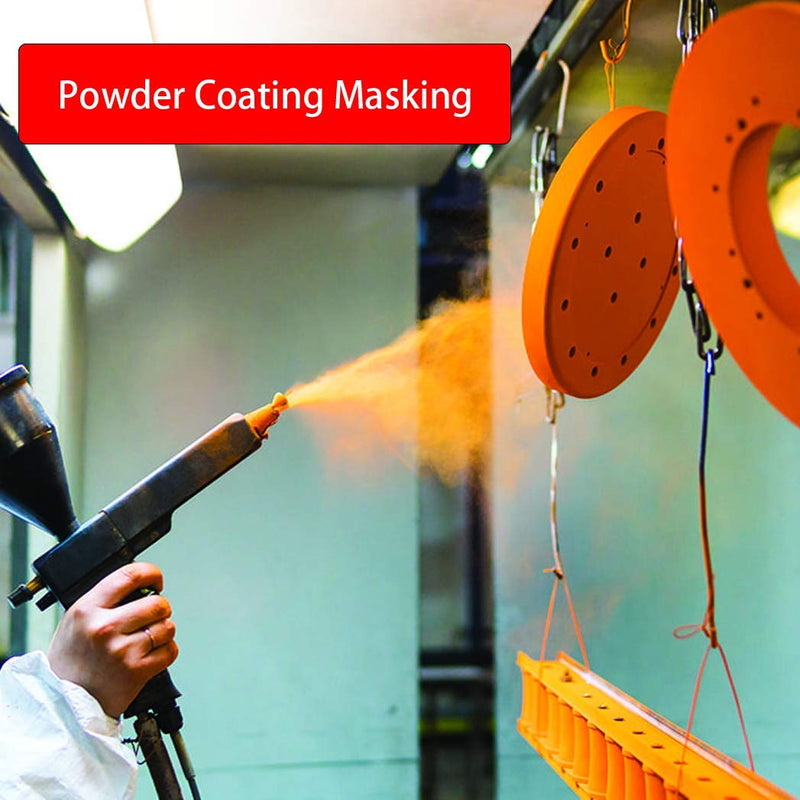 APT Polyester Tape with Silicone Adhesive, High Temperature, 3.5 Mil Thickness, Powder Coating, E-Coating (1, 2" x 72Yds)