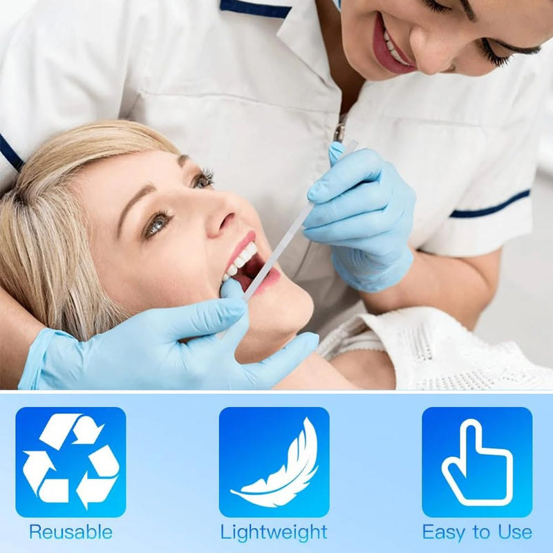[Australia - AusPower] - Tooth Sandpaper, Dental Polishing Strips, Size - 4 mm Width, NatureAqua Resin Tooth Polishing Interdental Sanding Tool (75 Pieces/Pack) 