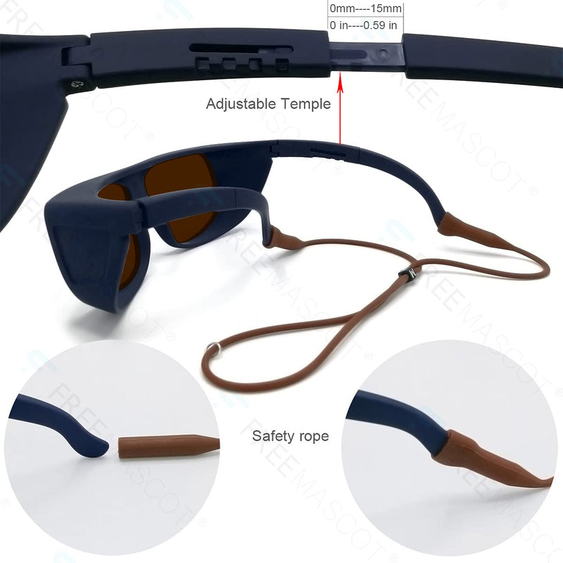 FreeMascot OD 6+ 190nm-550nm / 800nm-1700nm Wavelength Professional Laser Safety Glasses Eye Protective Glasses Style 5