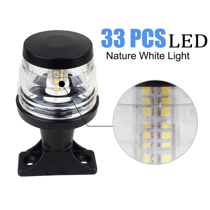 Young Marine Boat All Around LED Fixed Mount Navigation Light, 12-24V