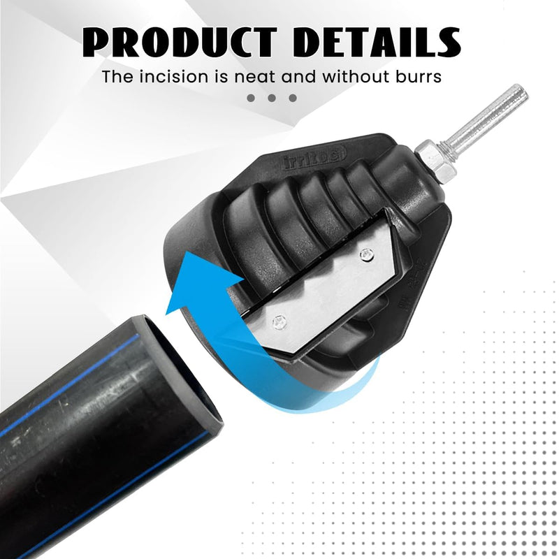 Plastic Pipe Chamfer Tool, Pipe Deburring Tool, for 20-63 mm Plastic Pipes, PE Pipe Sharpener, High Performance Pipe Cutter, Tool for Chamfering for 20 25 32 40 50 63 mm Pipes
