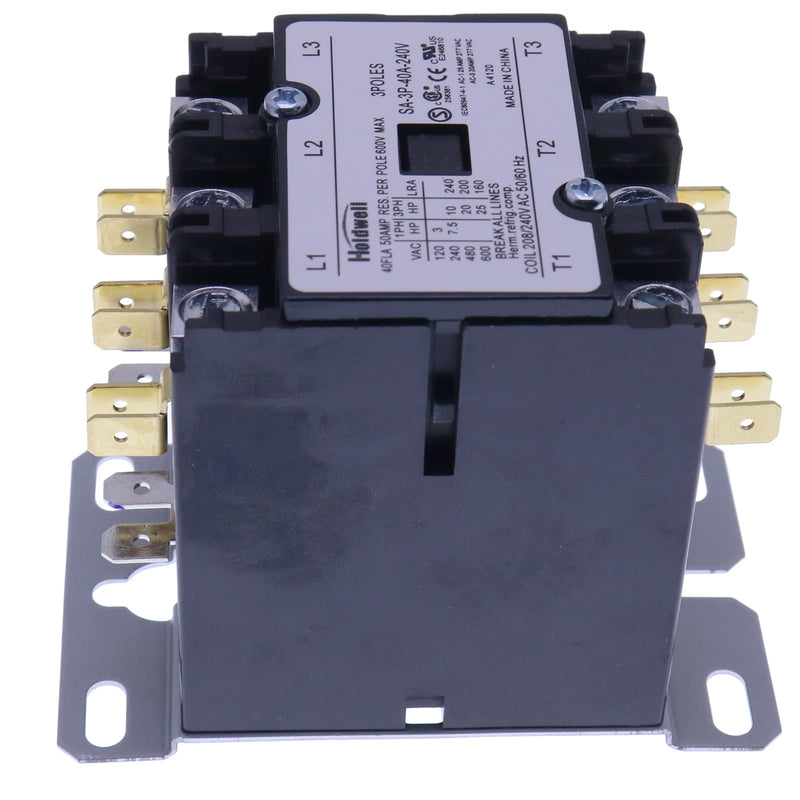 [Australia - AusPower] - SA-3P-40A-240V 3 Pole 40 Amp 240V Coil Definite Purpose Air Conditioner Contactor 