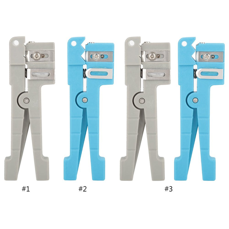 Fibre Optic Sheath Stripper Cable Cutter Crimper 45-163 45-162 for Fibre Optic Buffer Tubes Coaxial Cable Stripping Tool (45-163)
