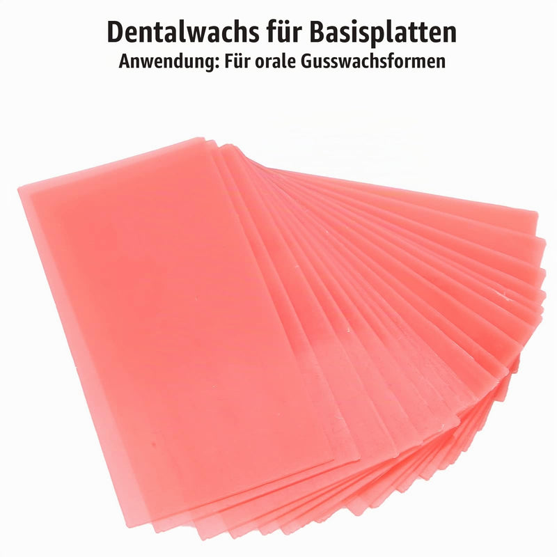 18 pcs Dental Base Wax for Teeth Repair, Modelling Wax Dental, Red Dental Wax Dental Wax Dental Aid Material, Dental Wax Sheet Supply for Clinical Trial Teeth