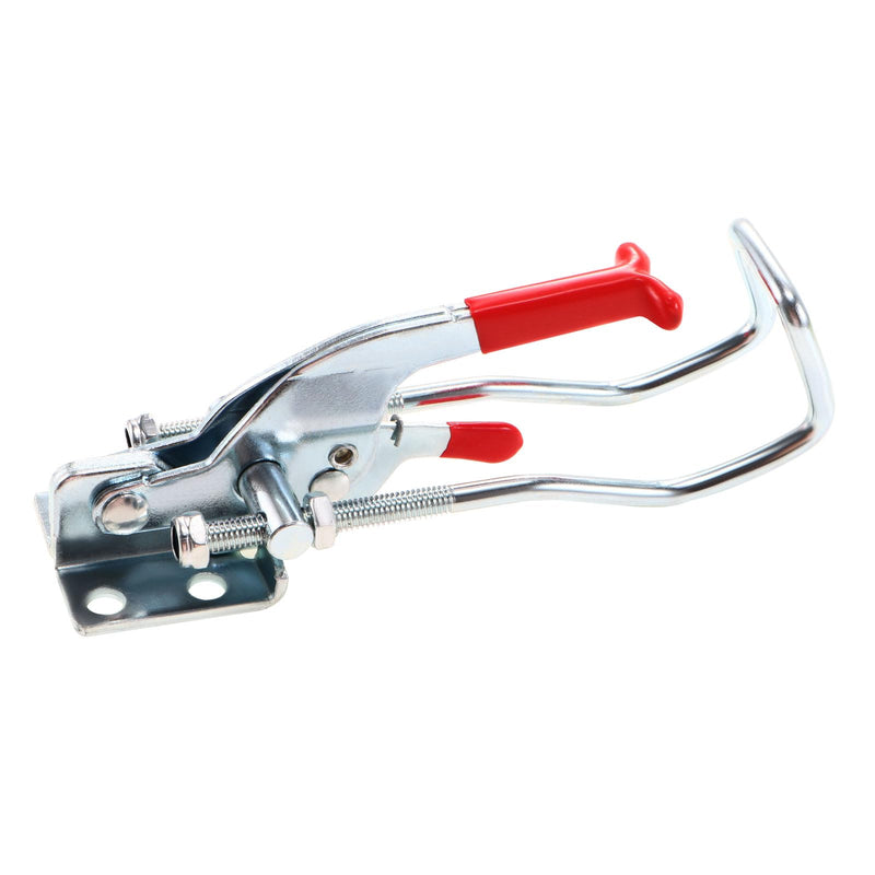 [Australia - AusPower] - uxcell 771lbs Adjustable Draw Latch Galvanized Iron Hook Bolt Self-lock Toggle Clamp, 2 Pcs 