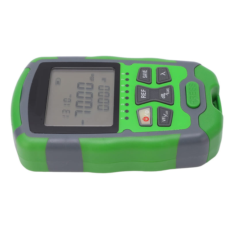 [Australia - AusPower] - Generic Mini Optical Power Meter Red Light Fiber Optic Cable Power Tester with USB Charging Cable (10MW), Genericf4rzv65wg7-12 
