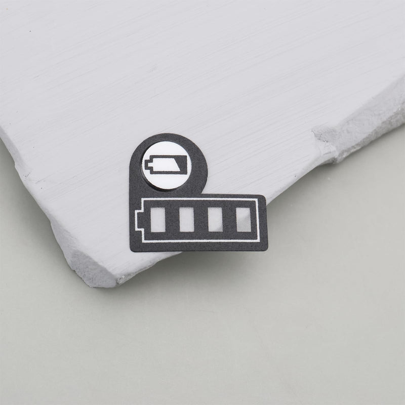 10Pcs Battery LED Sticker Label 22x19x10mm Compatible with Makita BL1830 BL1430