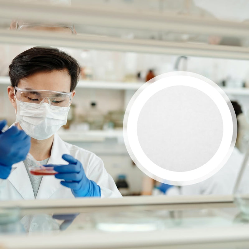 [Australia - AusPower] - Hemobllo Quality Medium Flow Filter Paper, 18cm Lab Paper, Round, Chemical Analysis, Funnel Filters (Pack of 100) 
