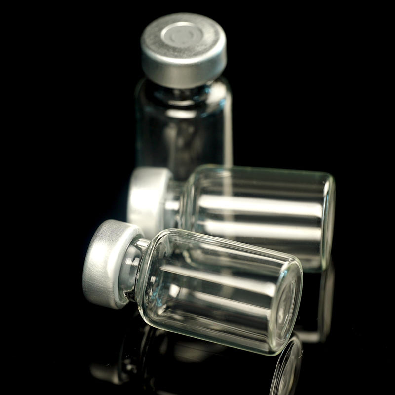 [Australia - AusPower] - 10 Pack 2ml Sealed Sample Vials, Transparent Glass Vials with Self Healing Injection Port (10, 2ML) 10 