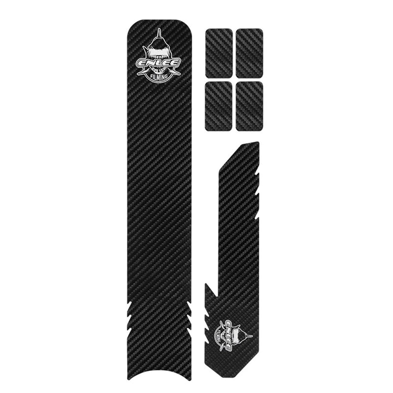 Carbon-Look Frame Protector for Mountain & Road Bikes – Ultra-Thin, Waterproof Stickers with Chain Strip Protector