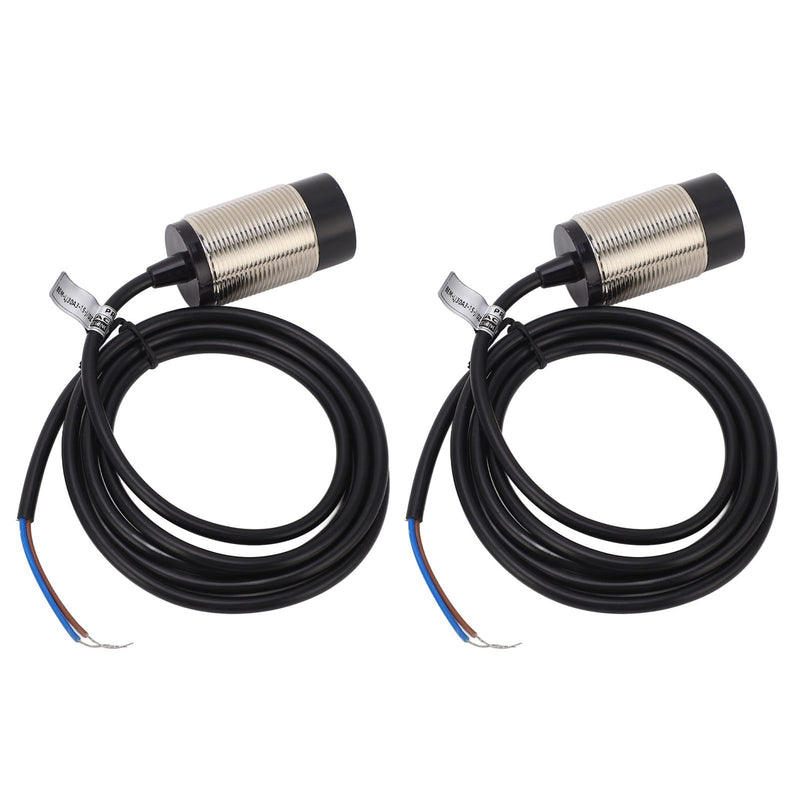 [Australia - AusPower] - Proximity Switch, 30mm Diameter 2 Set Proximity Switch Inductive AC NC Normally Closed 2 Wire Cylinder Sensor Anti Interference LED, Inductive body sensor inductor switch inductive switch 