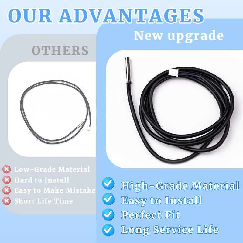 [Australia - AusPower] - Thermistor Cable Repair Kit for Waeco CF18 CF25 CF35 CF40/50/60 All Vera All Verb CDF35 CDF45 Fridge Thermistor Cable Replacement 