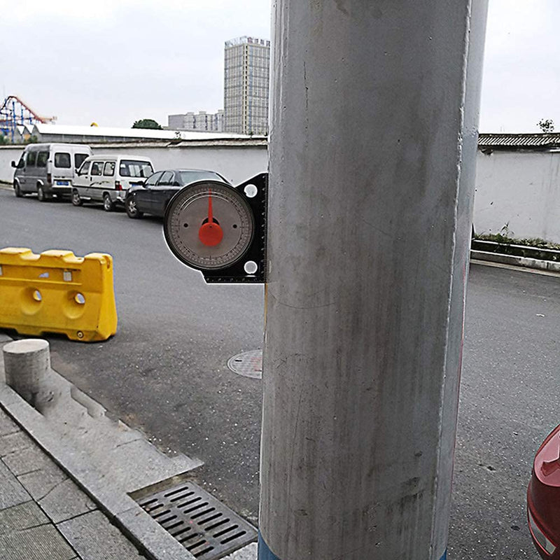 [Australia - AusPower] - ANCLLO Mini Inclinometer Measuring Tool Protractor Inclinometer Angle Finder Inclinometer with Magnetic Base 