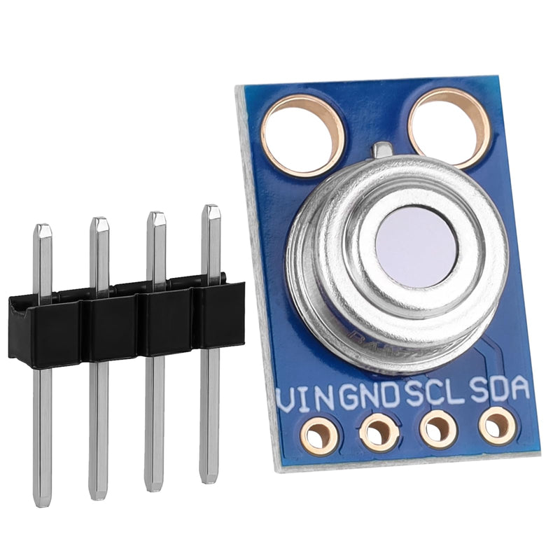 [Australia - AusPower] - GY-906 MLX90614ESF BAA IR Sensor, Non-Contact IR Infrared Temperature Sensor, IR Temperature Acquisition Module IIC I2C for Arduino, Raspberry Pi, ESP32 