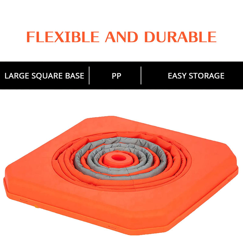 28 inch Collapsible Traffic Cone with LED Light, Safety Cones with Reflective Collars, Multi Purpose Pop Up Extendable Road Safety Cone by GUARDLEAD 28 inch 1