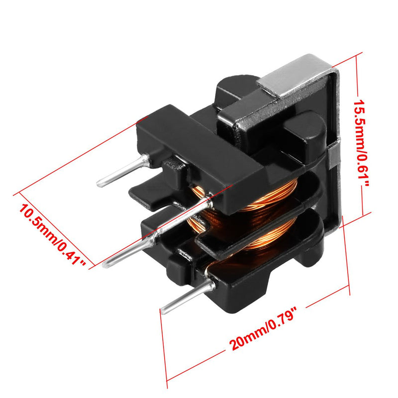 sourcing map Toroid Magnetic Inductor Monolayer Wire Wind 25 mH Inductor Coil DE de Pack of 10 10Pcs 25mH