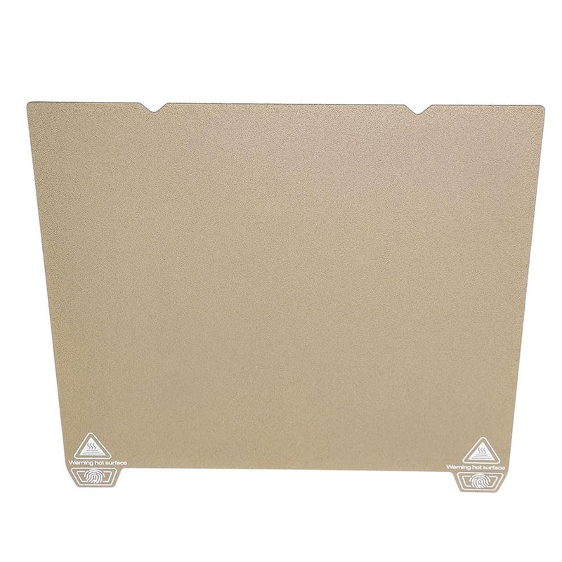 [Australia - AusPower] - 235X235MM Double Sided Textured Board PEI Sheet Heated Bed Spring Steel Flexible Platform for Ender 3 V3/Ender 3 V3 KE/Ender 3 V3 SE/K1/K1C/Neptune 3/4 Pro/Ender 5 S1/SV05/SV06/SV07 (Gold) Double Sided Textured Gold 