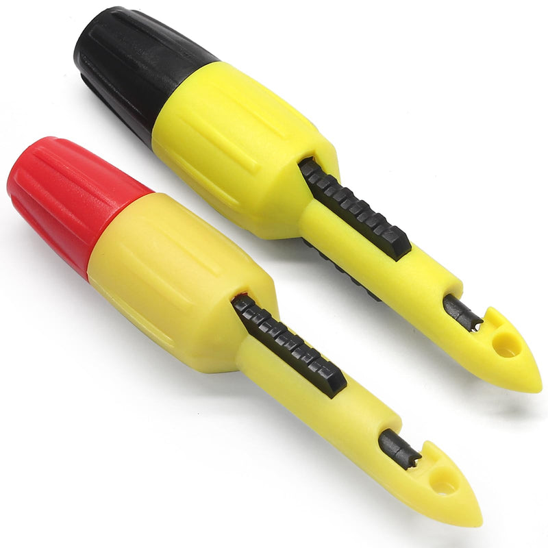 [Australia - AusPower] - 2PCS 2MM Wire Piercing Probe,Insulation Clip Tool Multimeter Voltage,Testing Tool for Voltage Voltmeter Thermometer Red,Black 