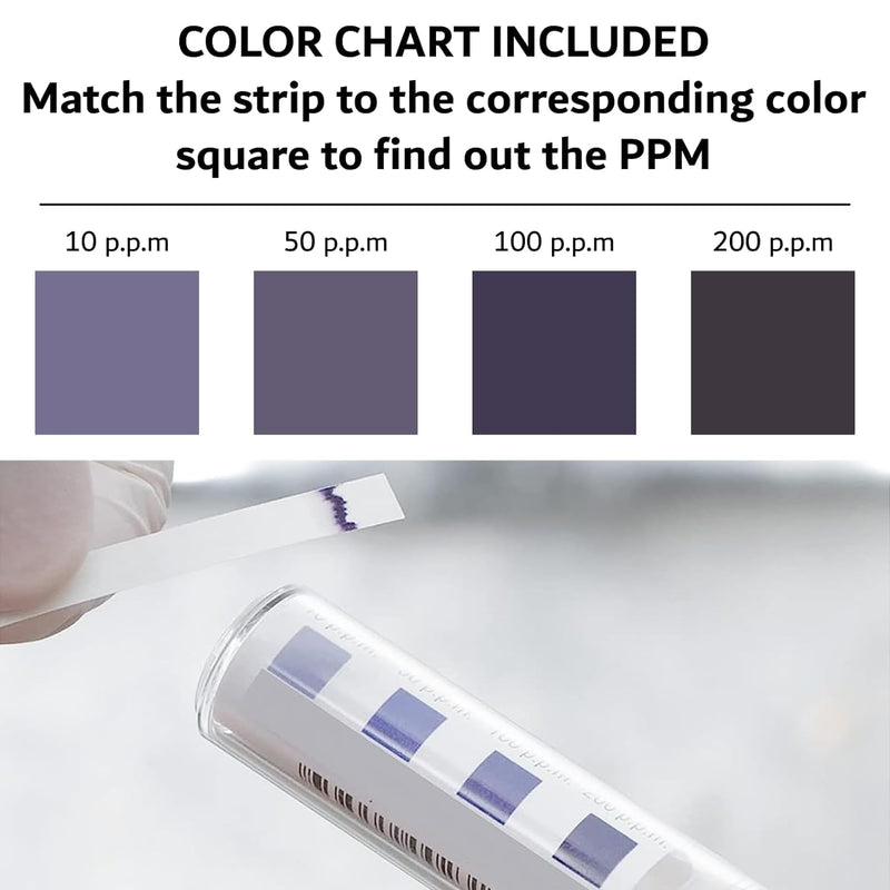 [Australia - AusPower] - Restaurant Sanitizer Test Kit Combo, 10 x Vial of 100 Strips Each QR5 Quat Sanitizer 0-400PPM & Chlorine Test Strip 0-200PPM Testing Kit for Food Service, Bar & Restaurants Supplies by FryOilSaver Co. 1000 