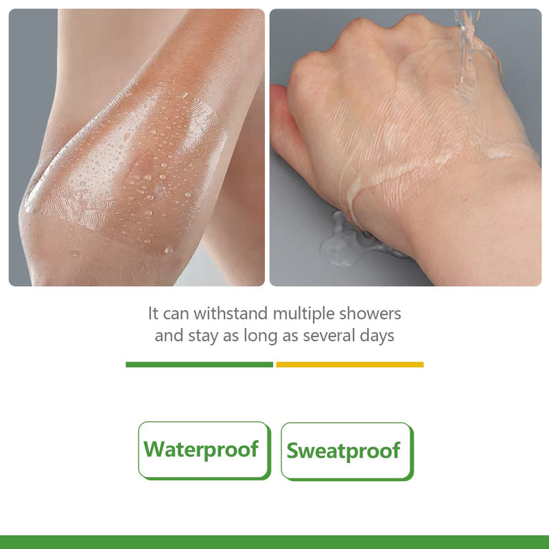 [Australia - AusPower] - Transparent Film Dressing 4'' x 4.75'', 50 Packs, Waterproof Wound Cover Bandage, Post Surgical Shower or Tattoo Aftercare Bandage, IV Shield, Transparent Adhesive Patch 4x4 3/4 