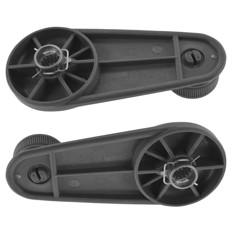 [Australia - AusPower] - TRQ Manual Window Crank Gray LH Driver RH Passenger Side Pair Compatible with Swift Metro 