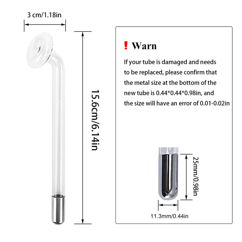 [Australia - AusPower] - Electrode Wand Glass Tube Handheld Spare Parts for Hi Frequency Instrument Elitzia ETJX006AS (Orange Mushroom) Orange Mushroom 