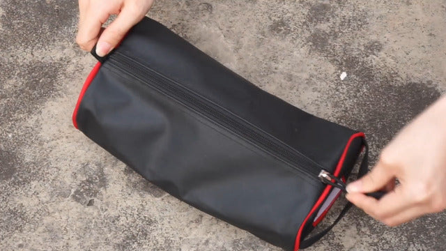 RE ROUGH ENOUGH small tool bag pouch, compact EDC organizer with durable zippered storage compartment