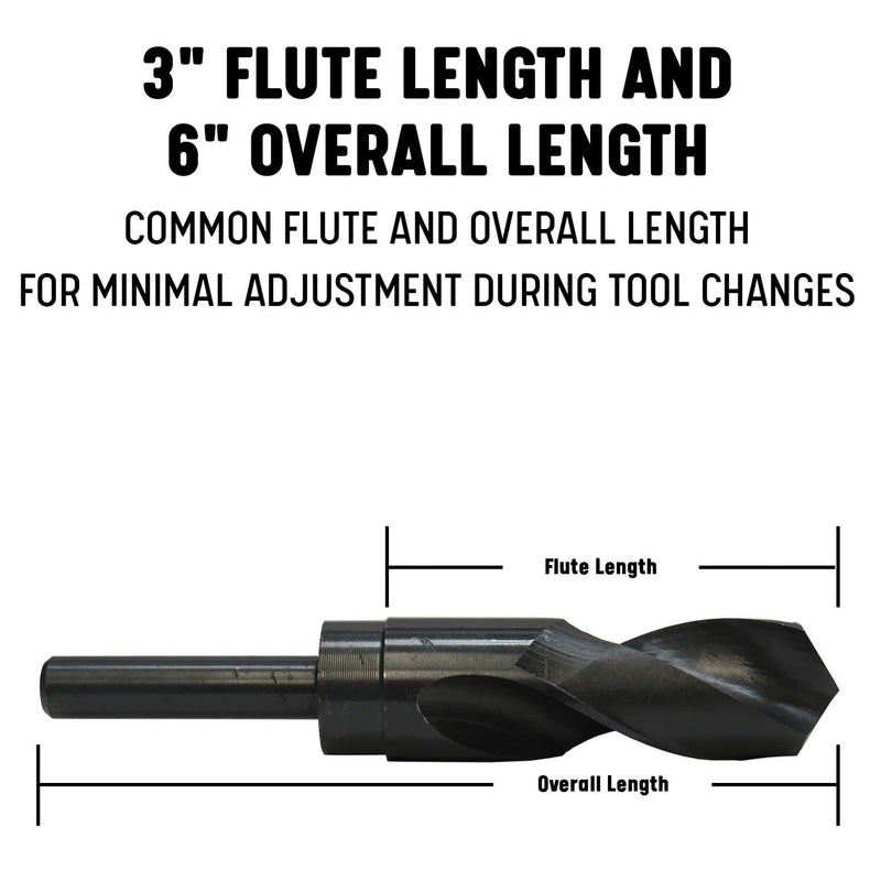 Drill America POU3/4-10 3/4"-10 Tap and 21/32" (HS- High speed steel) Drill Bit Kit, POU Series 3/4"-10 Tap - 21/32" Drill