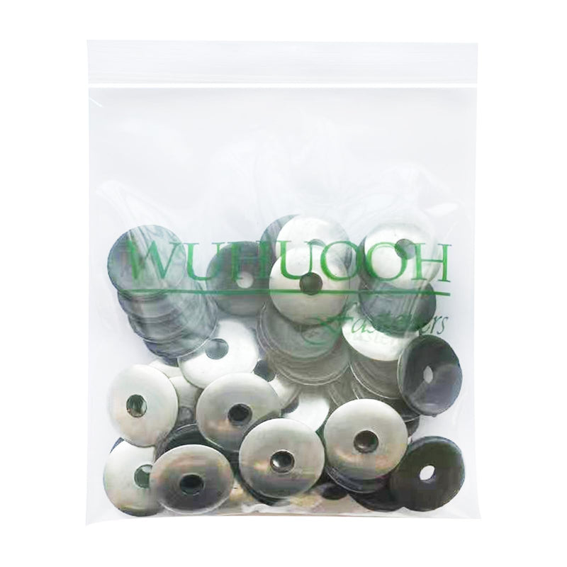 [Australia - AusPower] - 1/4'' x 1" Sealing Washers Stainless Steel 18-8 (304) Neoprene EPDM Bonded, 50 PCS 