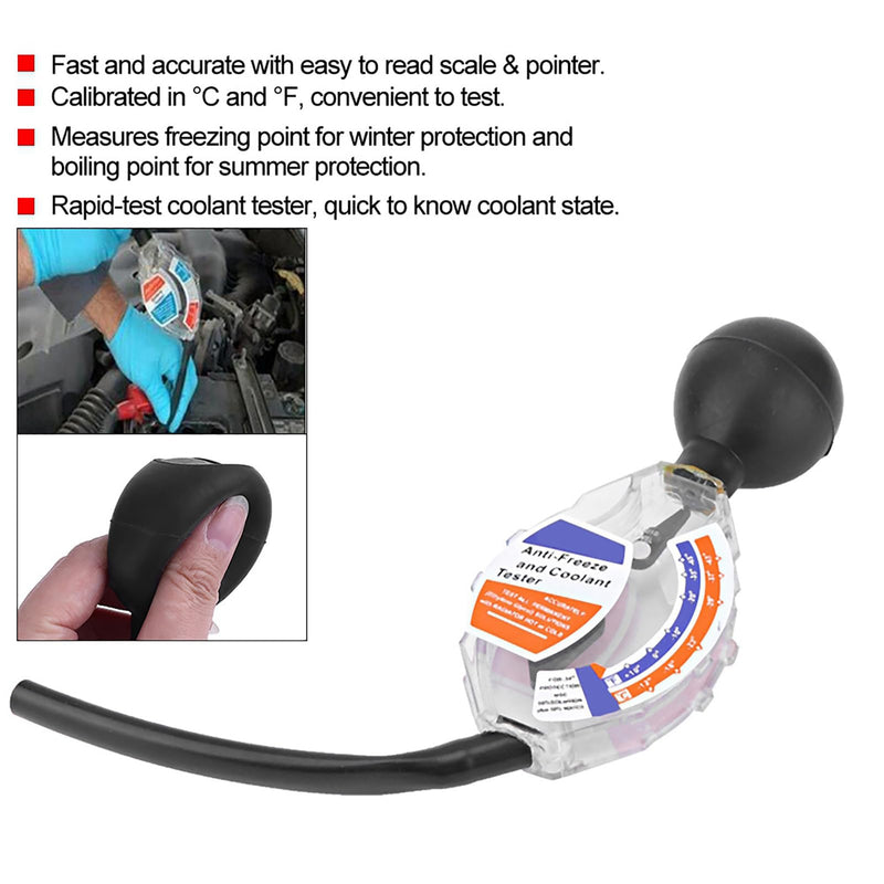 [Australia - AusPower] - OUKENS Dial Type Coolant Tester Hydrometer Tester – Automotive Antifreeze Tester for Ethylene Glycol Coolant 