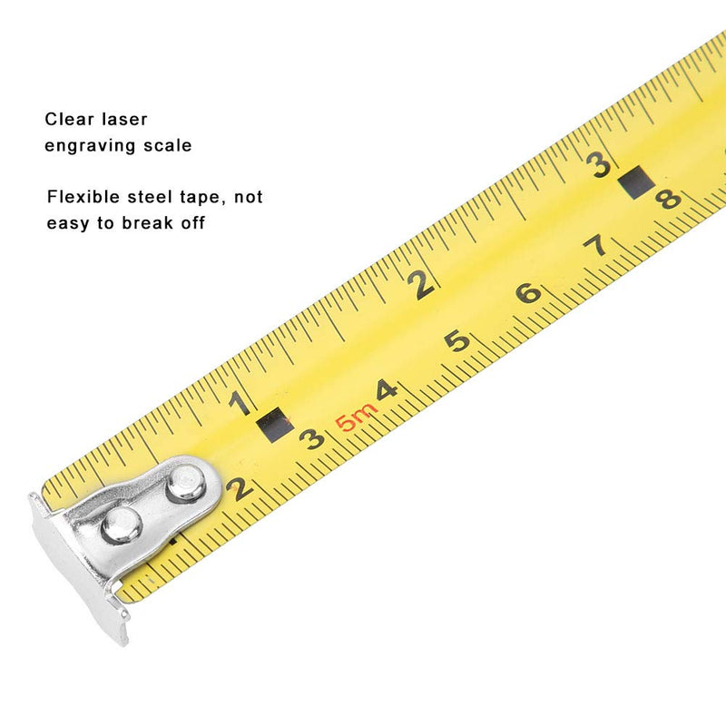 [Australia - AusPower] - Digital Tape Measure, 5m(16ft) Electronic Measuring Tape Portable Woodworking Ruler with LCD Display 