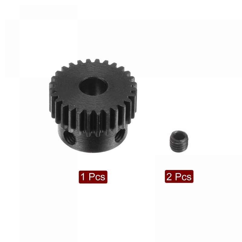 [Australia - AusPower] - uxcell 0.5 Mod 28T 4mm Bore 15mm Outer Dia 45# Carbon Steel Motor Pinion Gear Set 