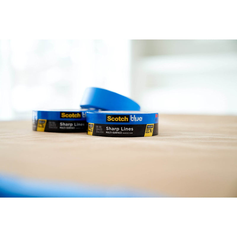 [Australia - AusPower] - ScotchBlue Sharp Lines Multi-Surface Painter's Tape, 0.94 Inches x 60 Yards, Blue, Paint Tape Protects Surfaces and Removes Easily, Edge-Lock Painting Tape for Indoor and Outdoor Use (2093-24EC) 