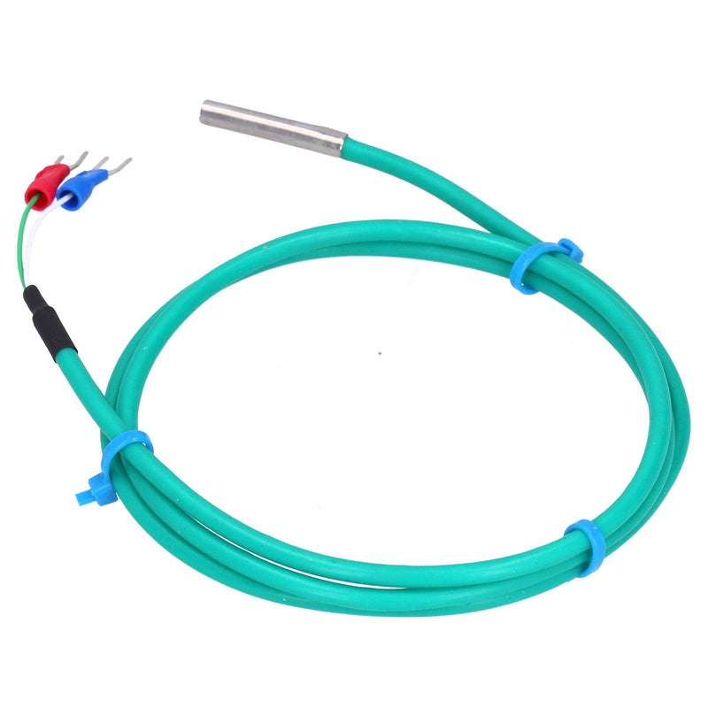 [Australia - AusPower] - 5x30mm K Type Green Thermocouple, Waterproof, Temperature Probes & Sensors Silicone Temperature Sensor with Soft Cable Green 5x30mm Stainless Steel Probe 0 to 200 Celsius(2M) 