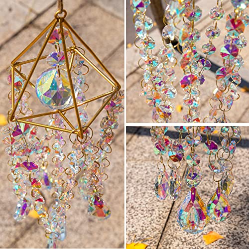 Rainbow Maker Crystal Window Hanging Suncatchers Ornament AB-Coating Crystal Pendant