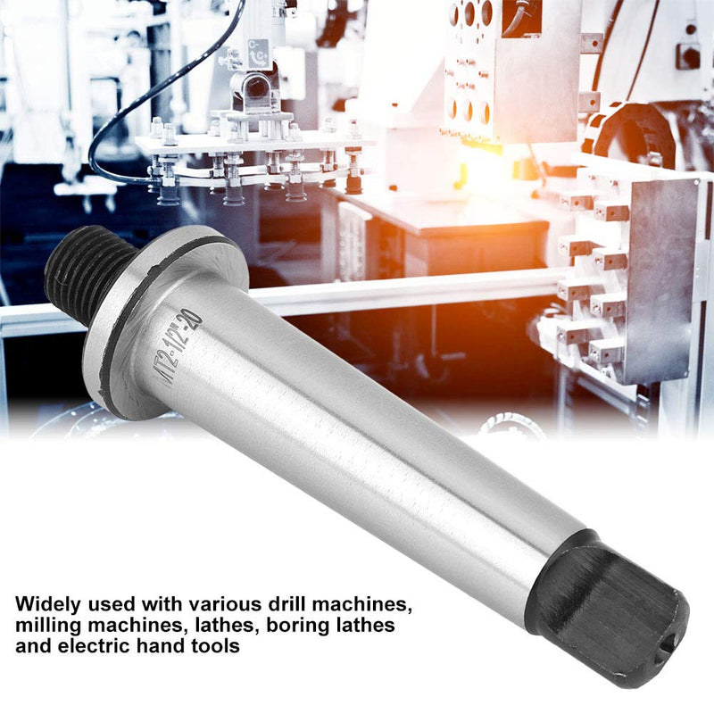 [Australia - AusPower] - 1/2 Inch Tap Chuck Arbor Morse Taper MT2 Adapter, Morse Taper Lathe Adapter Milling Tools for Drilling Tool 