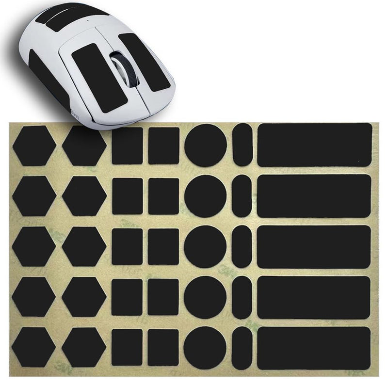 Anti Slip Grip Tape Universal Kit Pre-Cut Universal grip tape ultra-thin Pre-Laminated Sweat Absorbing High Performance Universal Mouse Grip Tape Ultra-Thin 0.5mm Anti-slip grip tape for gaming mouse