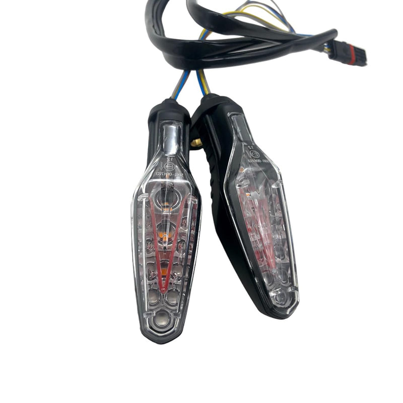 [Australia - AusPower] - 2 Pack Motorcycle Turn Signal Lights Rear LED Brake Indicator Taillight for BMW S1000RR 2019-2024,M1000RR R1250GS ADV 2021-2024 