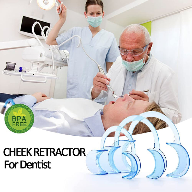 [Australia - AusPower] - Dental Cheek Retractor C Shape Mouth Opener Size S,M,L, Pack of 3 