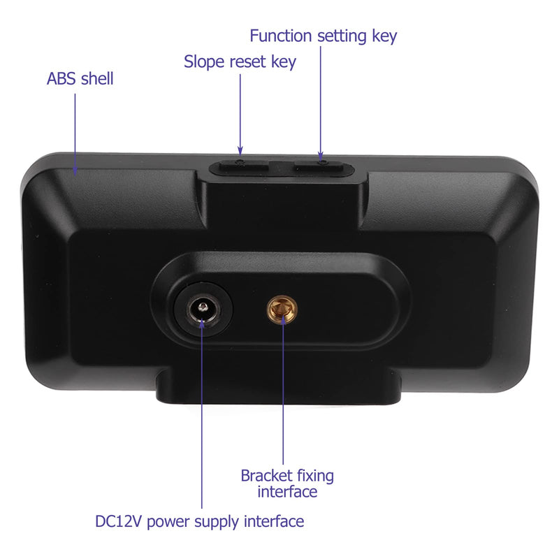 [Australia - AusPower] - Car Inclinometer, Universal Multifunction Real Time Monitor Slope Meter for Automobile 
