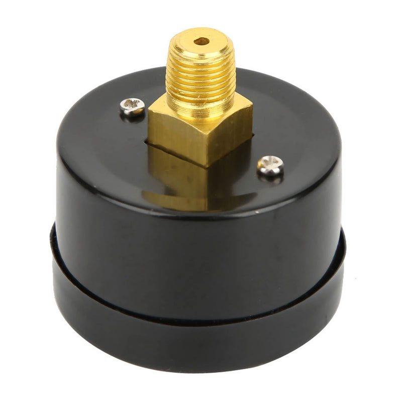 [Australia - AusPower] - Air Compressor Pressure Gauge Gauge Display Black Iron Housing Diameter of Lower Bracket Approx. 42mm for Screw Piston Compressor 