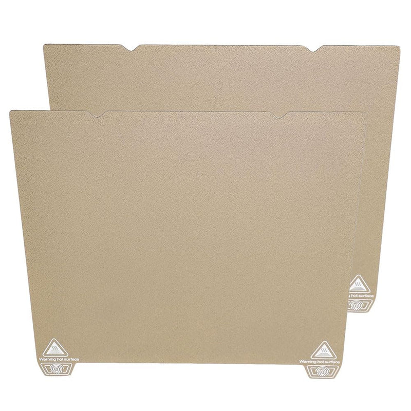 [Australia - AusPower] - 235X235MM Double Sided Textured Board PEI Sheet Heated Bed Spring Steel Flexible Platform for Ender 3 V3/Ender 3 V3 KE/Ender 3 V3 SE/K1/K1C/Neptune 3/4 Pro/Ender 5 S1/SV05/SV06/SV07 (Gold) Double Sided Textured Gold 