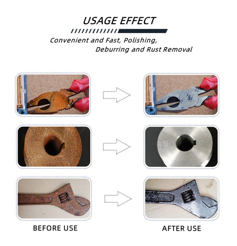 [Australia - AusPower] - 5PCS Non Woven Abrasive Buffing Wheels Polishing Wheel Drill Attachment Set, 2 Inch Scouring Pads Abrasive Mushroom Wheel Polishing Wheel with 1/4" Shank for Polishing Scrubbing and Cleaning Surface 