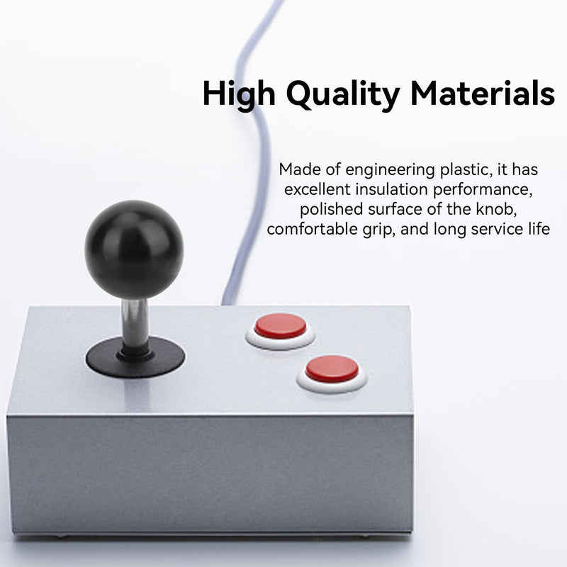 [Australia - AusPower] - M10 Female Threaded Ball Knob, 5Pcs 35mm Engineering Plastic Ball Lever Knob Lathe Tractor Machine Handle Replacement Universal Ball Knob Screw in Knobs Round Knob Easy Press(Black) 