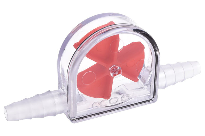 [Australia - AusPower] - Alphacool Eisfluegel Flow Indicator, Red Fins, Clear Body 
